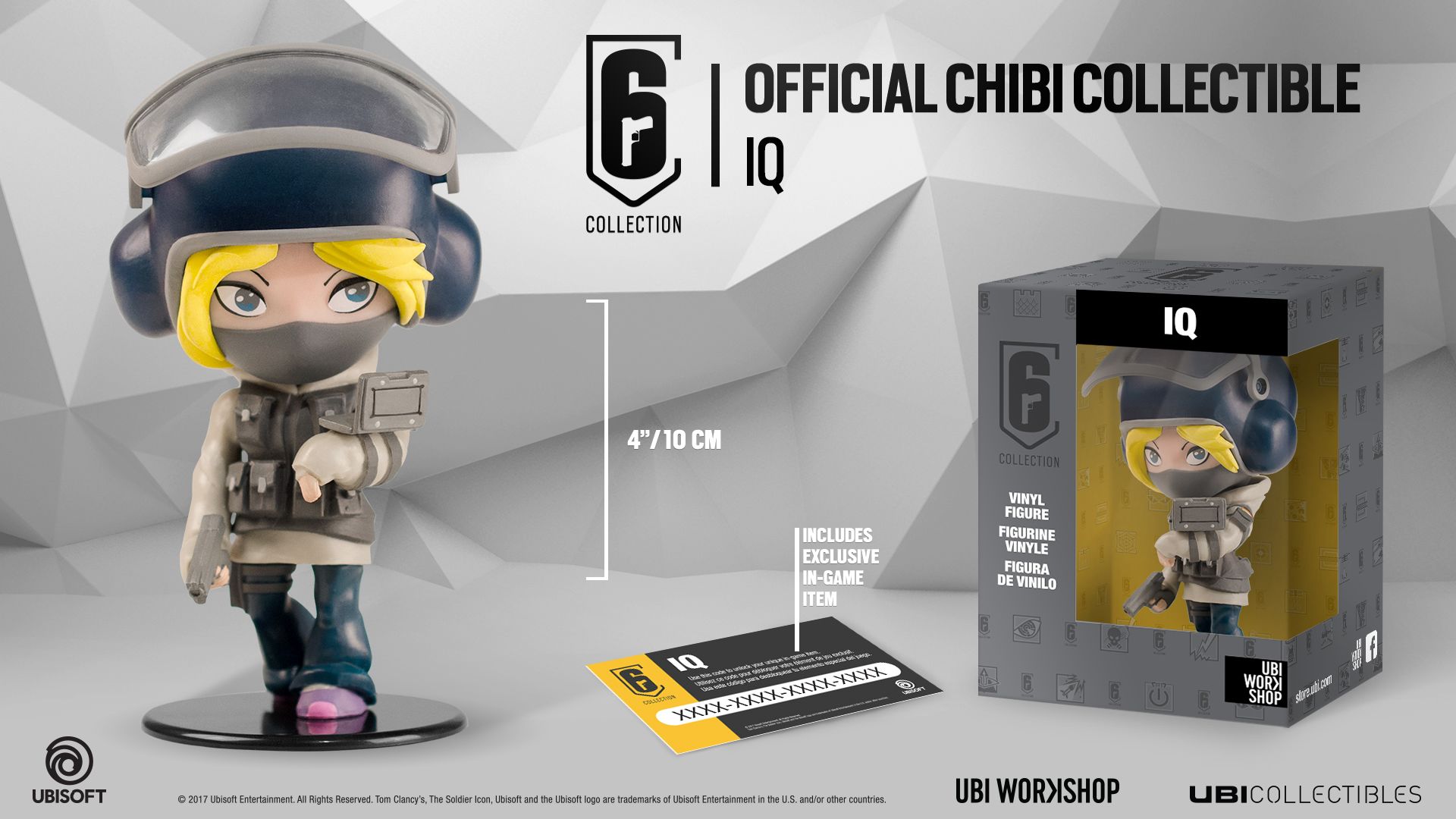 Фигура UbiSoft Six Collection - IQ Chibi, Series 3